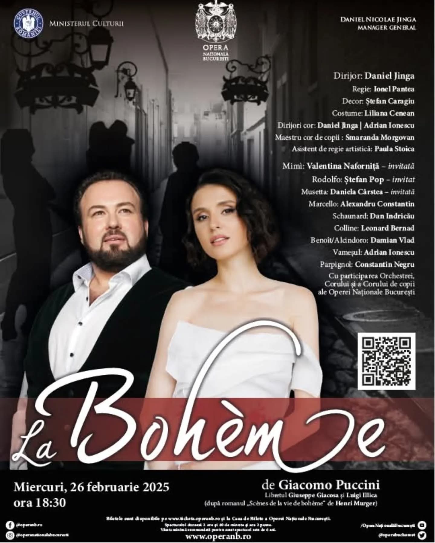 Afisul La Boheme 26.02.2025